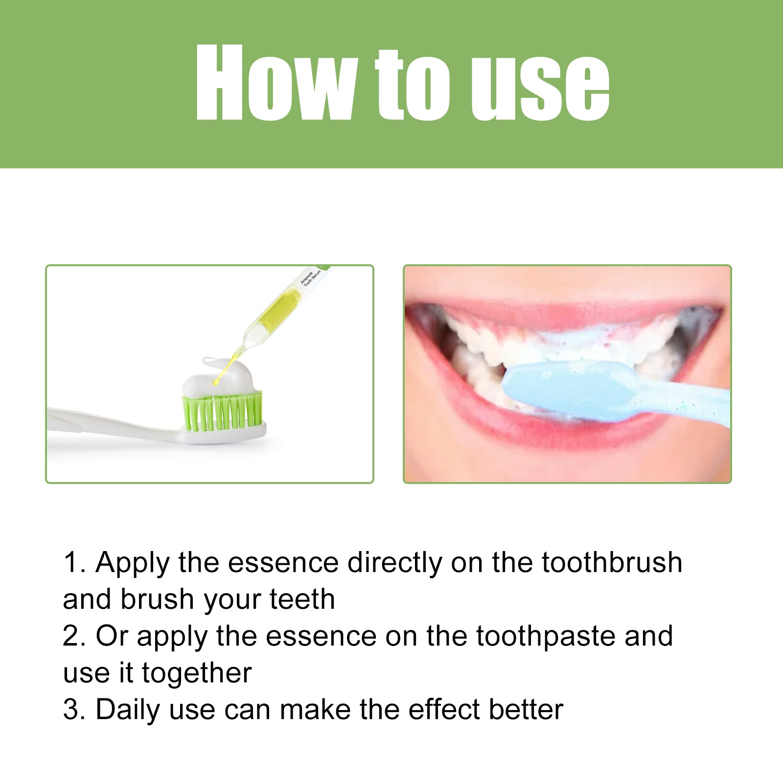 Teeth Whitening Serum To Remove Stains, Bad Breath, Whitening Teeth And Whitening Teeth