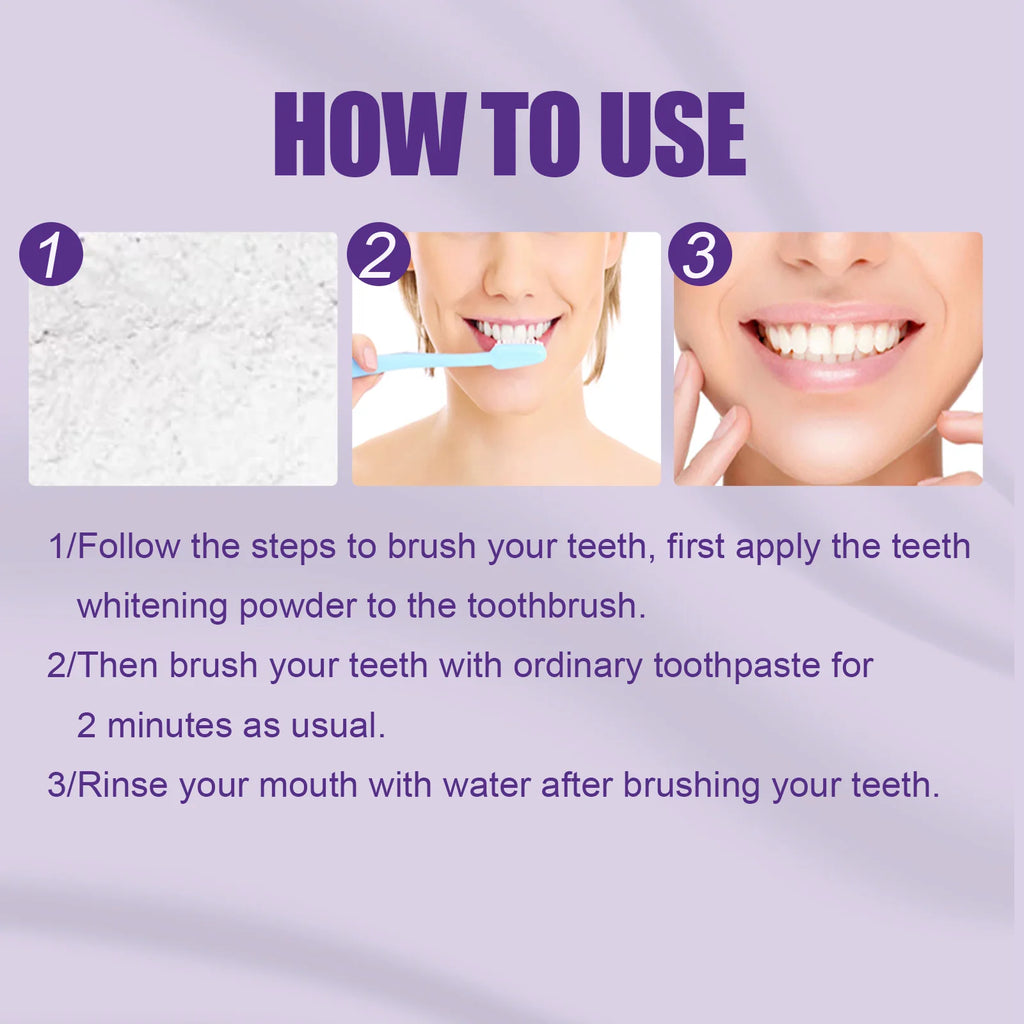 EELHOE Purple Teeth Powder