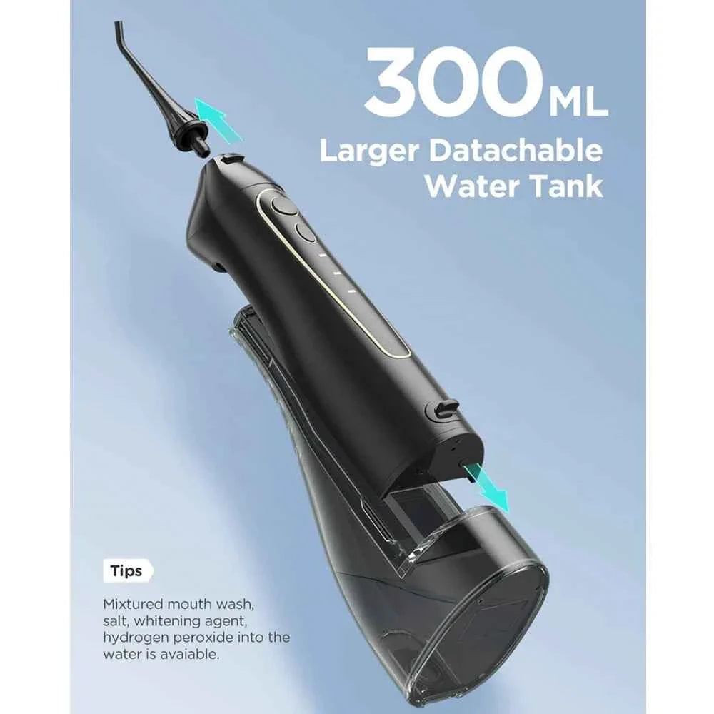 Fairywill Professional Oral Care Set - Waterproof Water Flosser & Electric Sonic Toothbrush Combo