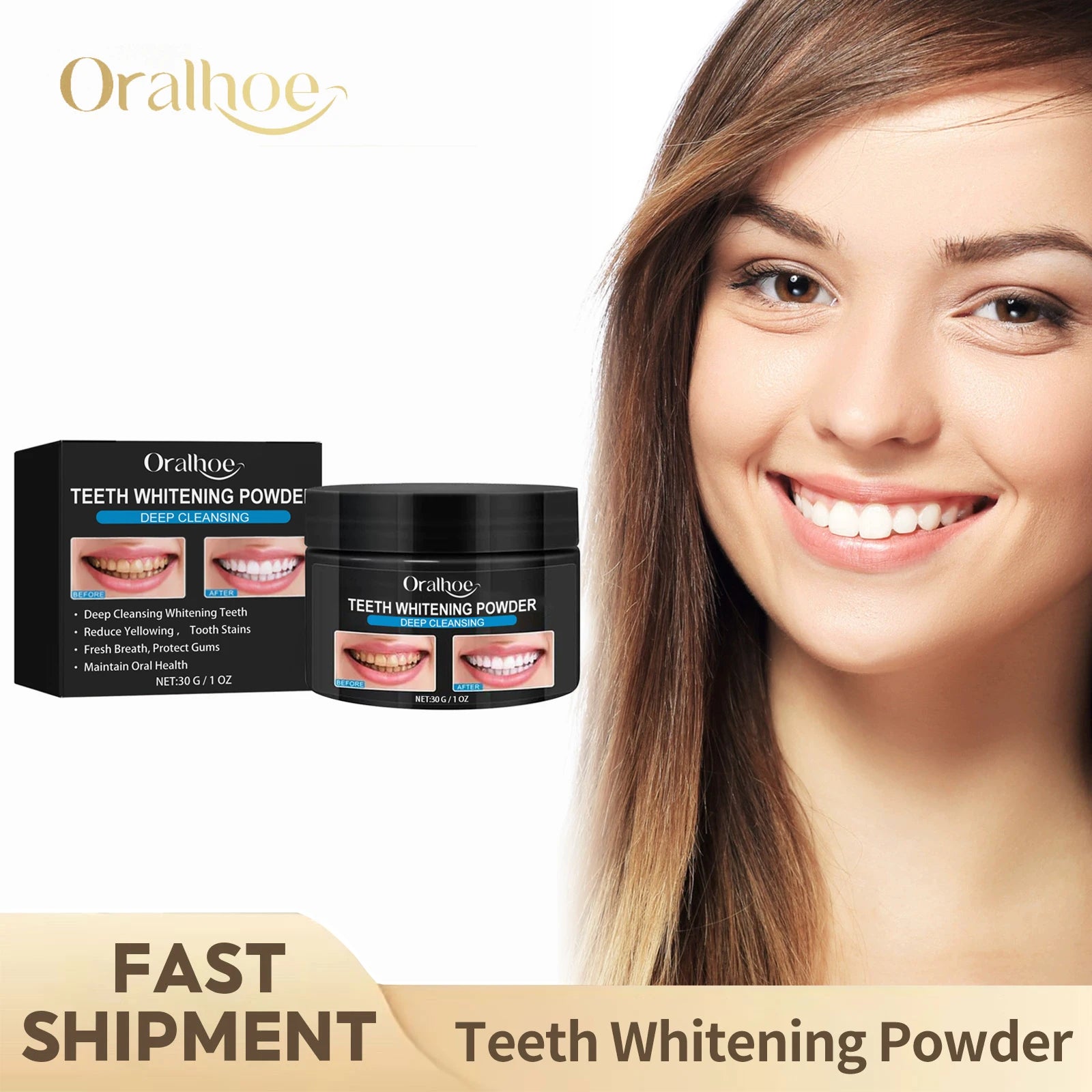 Activated Charcoal Whitening Powder
