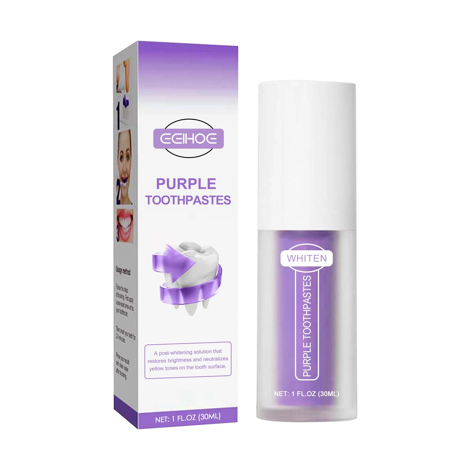 Purple Teeth Whitening Toothpaste