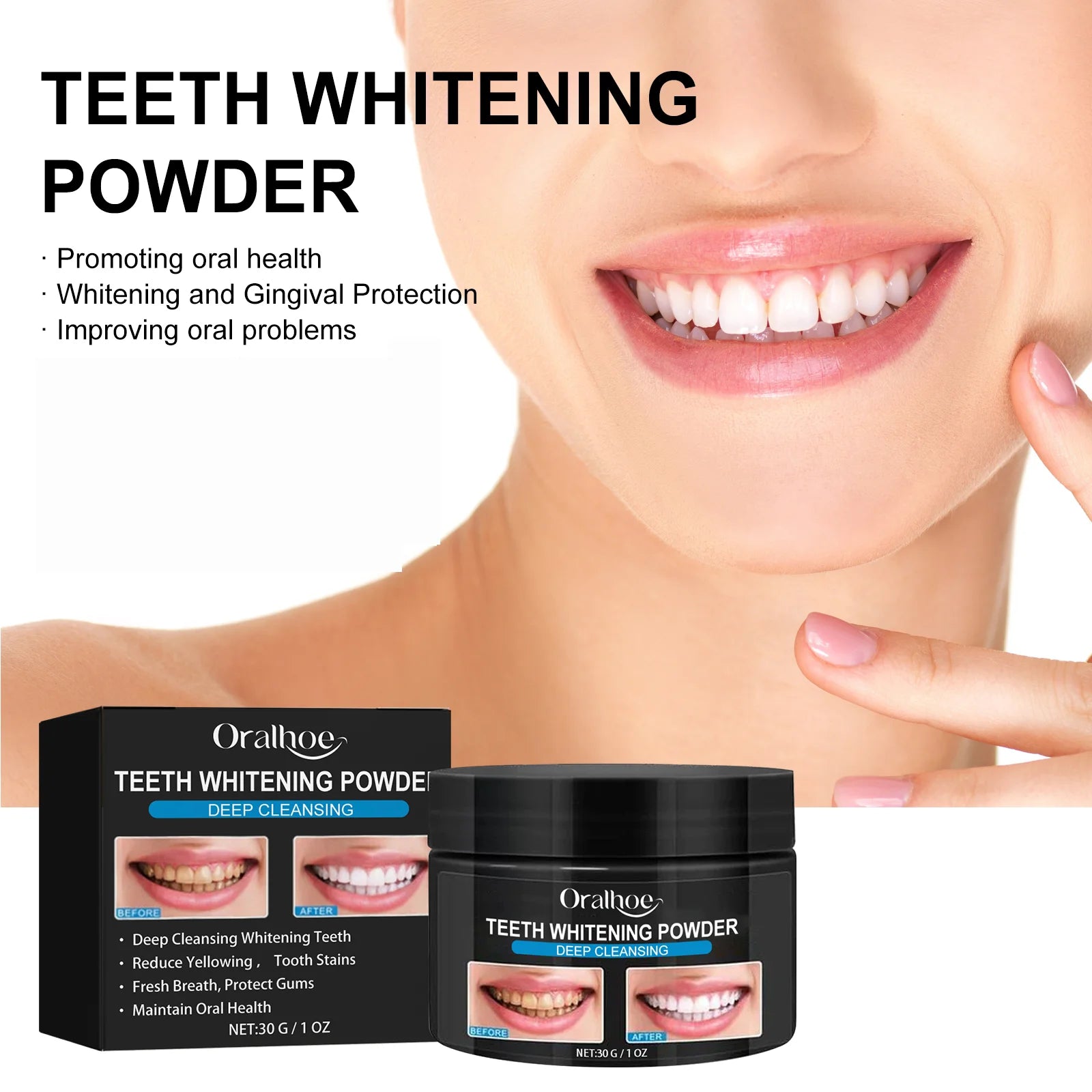 Activated Charcoal Whitening Powder