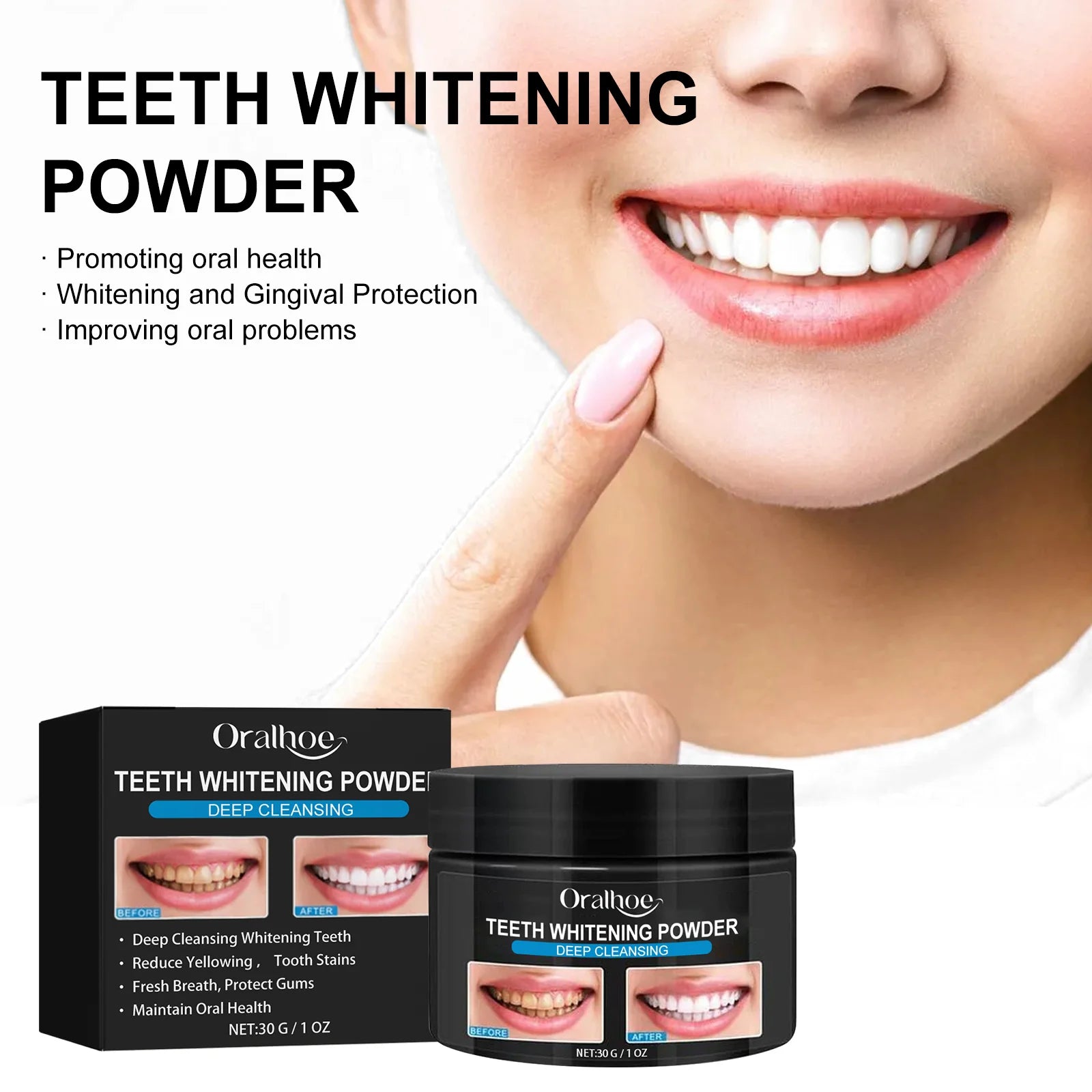 Activated Charcoal Whitening Powder