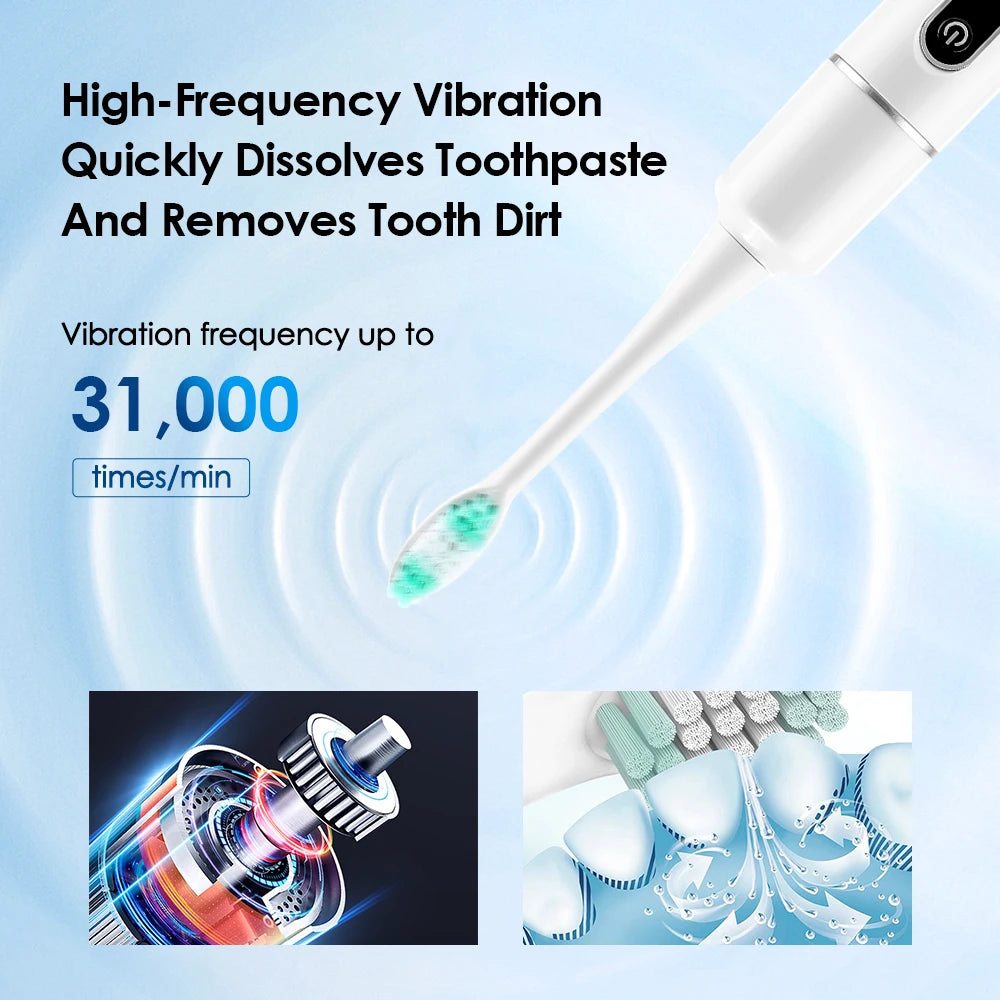 Electric Sonic Dental Scaler Toothbrush