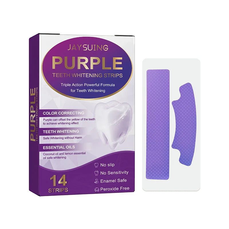 Purple Teeth Whitening Strips