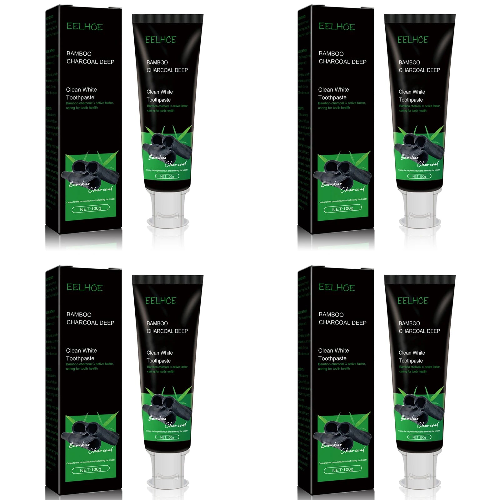 Clean White Bamboo Charcoal Toothpaste