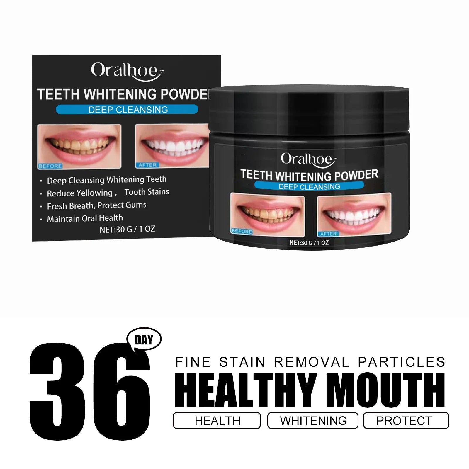 Activated Charcoal Whitening Powder