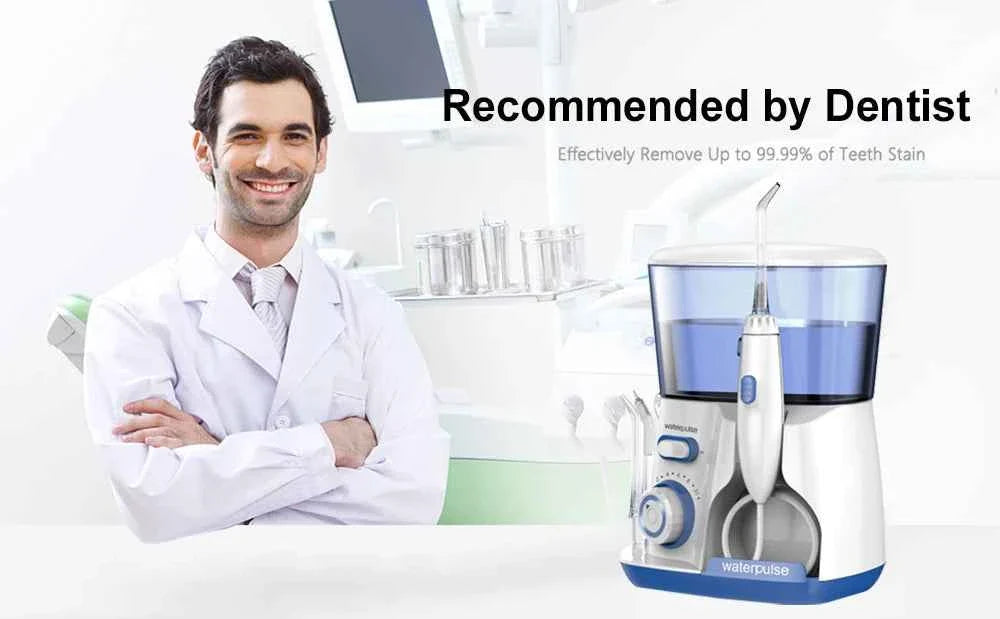 Oral Irrigator Dental Water Flosser for Teeth High Pressure Electric Dental Irrigator Water Flosser Mouth Washing Machine 800ML