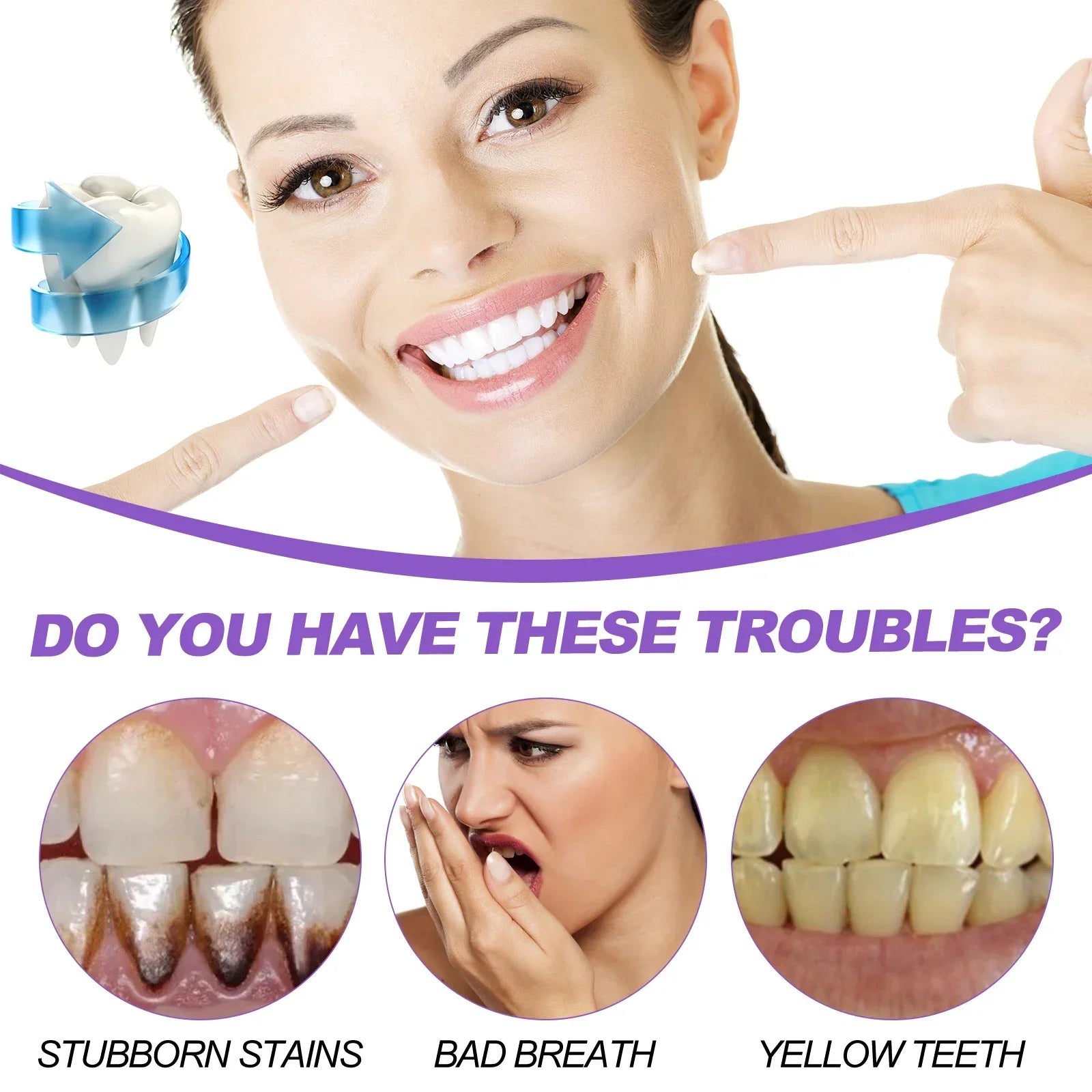 Purple Teeth Whitening Toothpaste