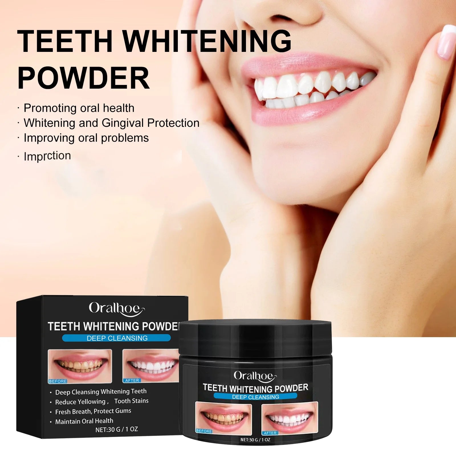 Activated Charcoal Whitening Powder
