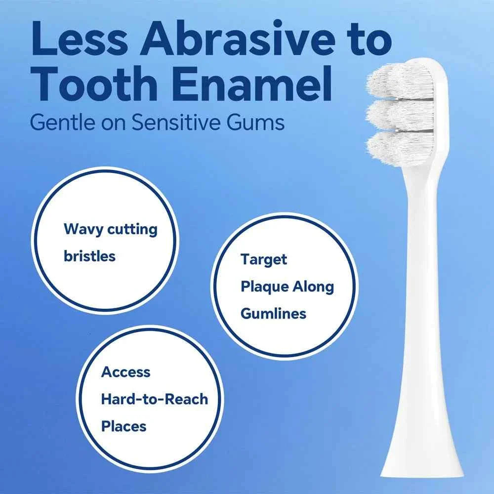 Electric Toothbrush Replacement Heads Compatible with Philips Sonicare, Ultra Soft Nano Bristles Brush Heads for Sensitive Care