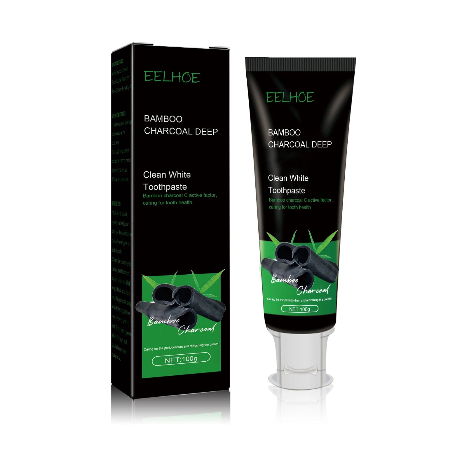 Clean White Bamboo Charcoal Toothpaste